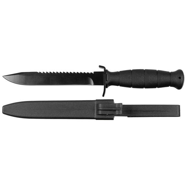 Österr. BH Feldmesser Messer Glattschliff Sägerücken Gürtelmesser Neu MF